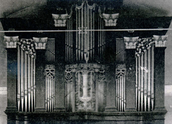 Die Orgel um 1910