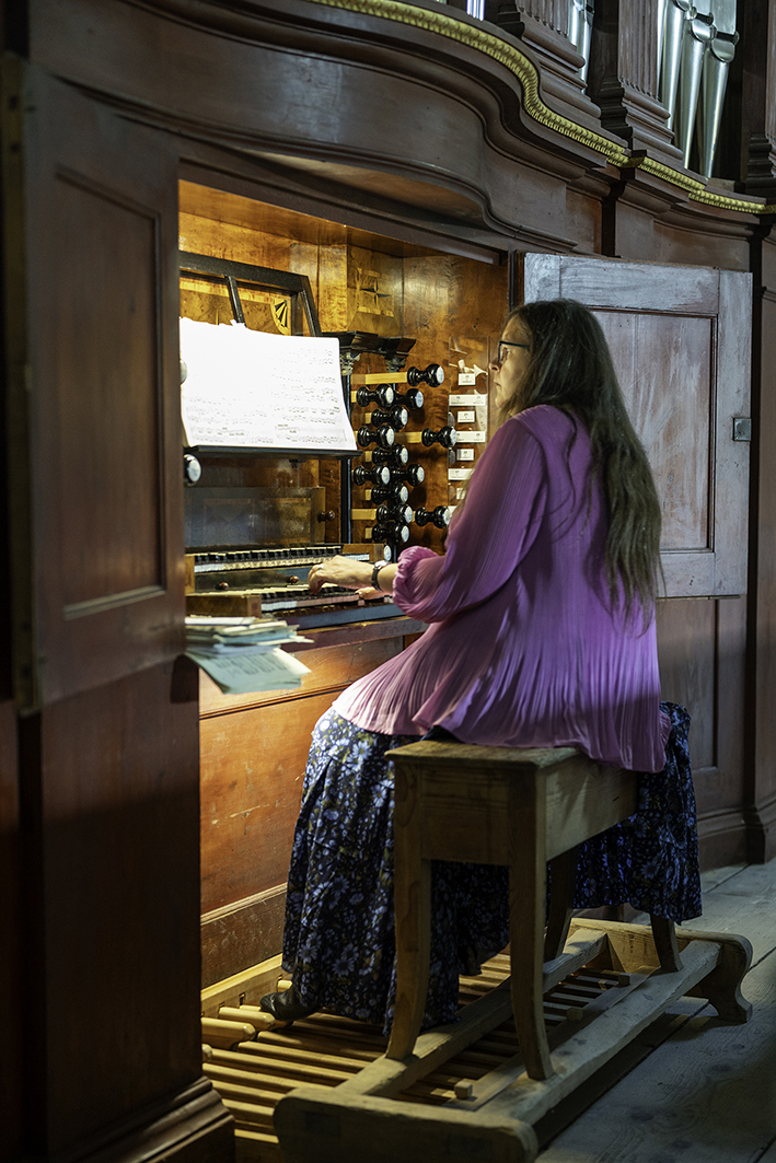 Orgelkonzert Andrea Malzahn 2023 an der Hesse-Orgel